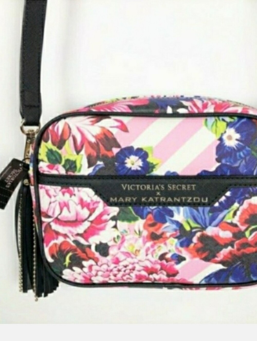Victoria's Secret Crossbody Bag X Mary Katrantzou Artist NWT 💗 RET $88- - Picture 7 of 10